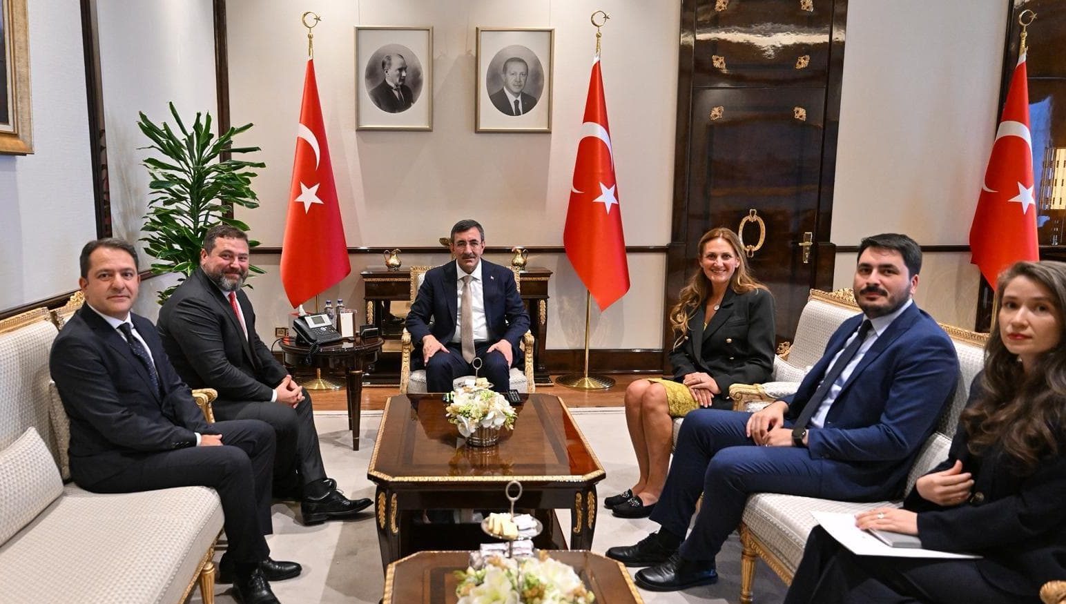 Cevdet Yılmaz, Mikheil Lomtadze’yi kabul etti